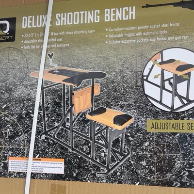 Deluxe Shooting Bench, NEW in the Box, Made by High-Desert