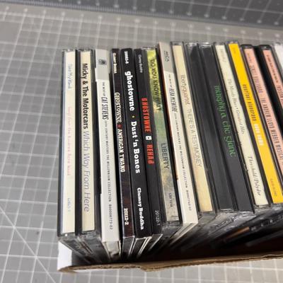 Tray of CD's; Rock, Classical, Country, Mixed LOT