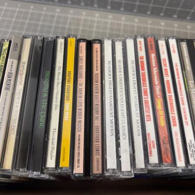 Tray of CD's; Rock, Classical, Country, Mixed LOT