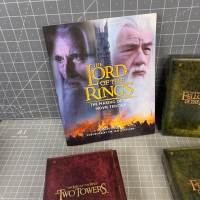 Lord of the Rings and Tolken DVD and 1 Book