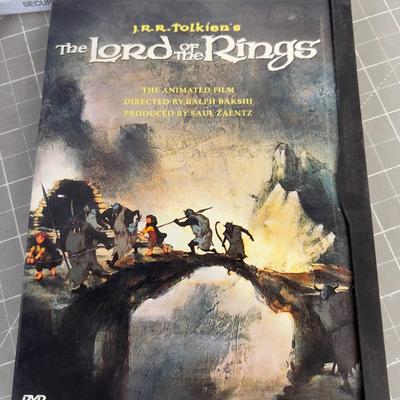 Lord of the Rings and Tolken DVD and 1 Book