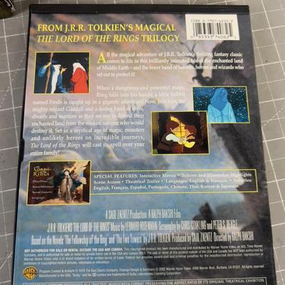 Lord of the Rings and Tolken DVD and 1 Book