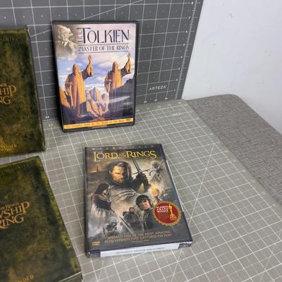 Lord of the Rings and Tolken DVD and 1 Book