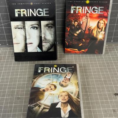 FRINGE Seasons 1-3 Complete DVD's 