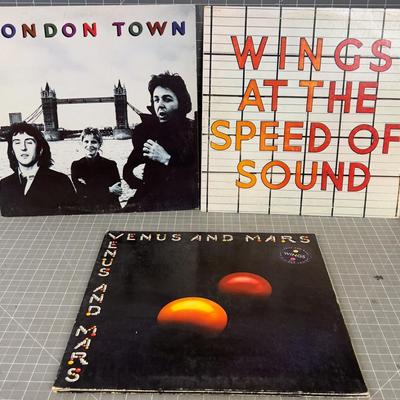 3 Albums: WINGS Paul McCartney 