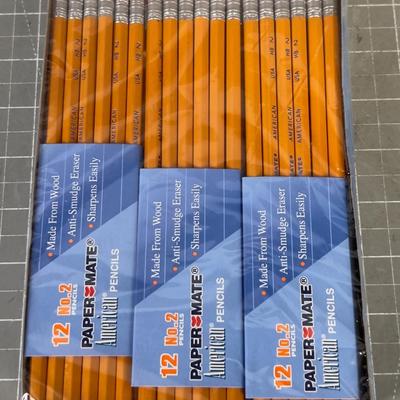 72 Count No. 2Pensils NEW Paper Mate Brand