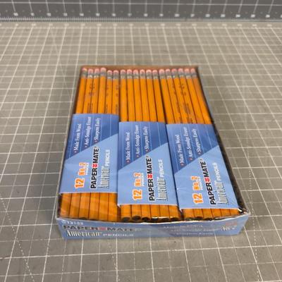 72 Count No. 2Pensils NEW Paper Mate Brand