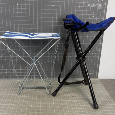 Folding Stools, Black