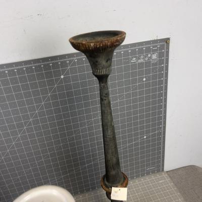 3 LARGE Candle Holders Statement Pieces 