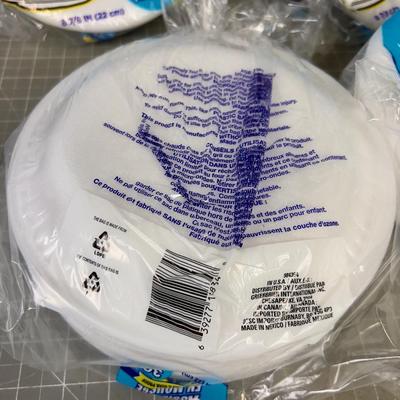 4 Packages of Foam Plates 9" , 30 Count Each 