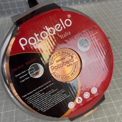 PORTOBELLO Stainless Copper Base NEW 8" Fry Pan 