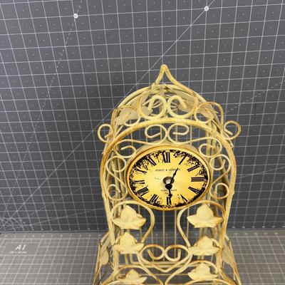 Wrought Iron Mantel Clock 