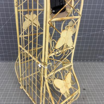 Wrought Iron Mantel Clock 