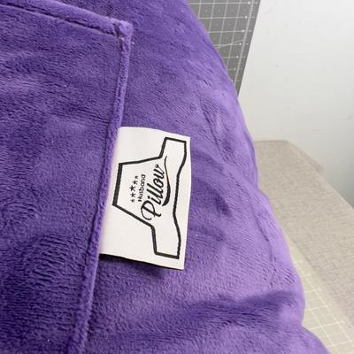   Bed Pillow / Back Pillow - Purple 