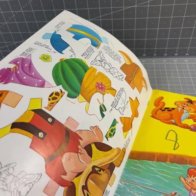 Pebbles and Bam Bam Paper Dolls, Vintage WOW! 
