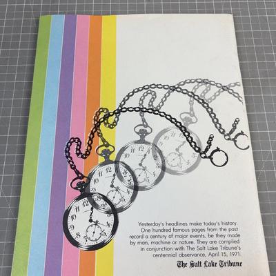 100 Years of Historic Pages of the Salt Lake Tribune