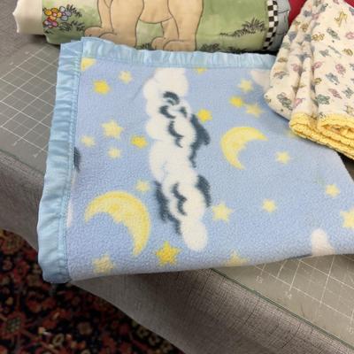 Pile No. 2 Baby Blankets (8) 