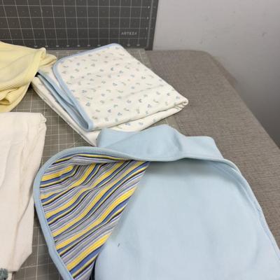 Pile No. 2 Baby Blankets (8) 