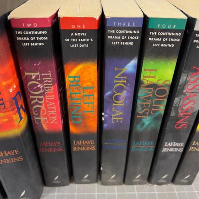 LaHaye & Jenkins Series; both paper and hard Back (10) Books.