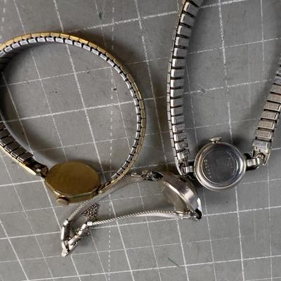 3 Women's 10 K Gold Rolled Gold Plated 