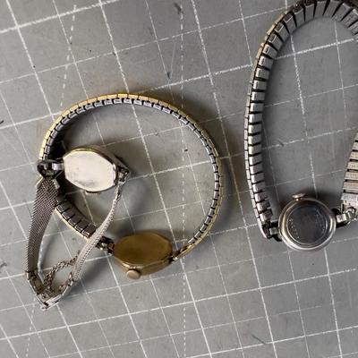 3 Women's 10 K Gold Rolled Gold Plated 