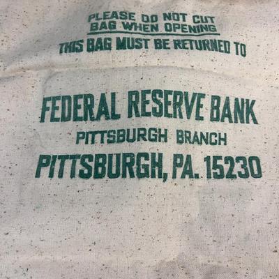 Canvas Federal Reserve Bank Bags 