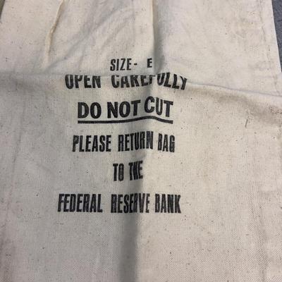 Canvas Federal Reserve Bank Bags 