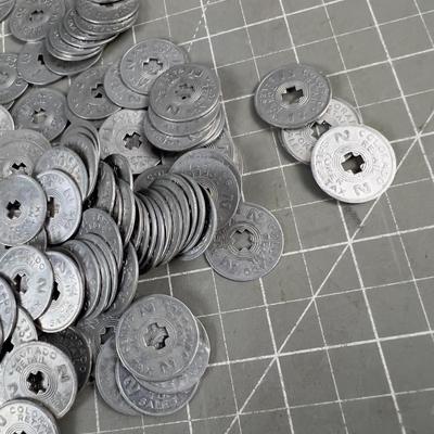 Whole Pile of Colorado State Sales Tax Tokens, ROUND this time