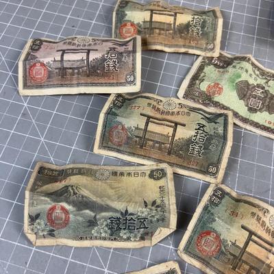 1920 Era Japanese Currency, RARE 