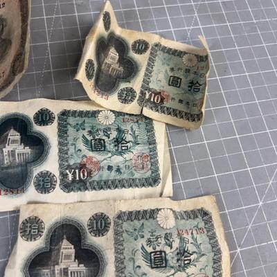 1920 Era Japanese Currency, RARE 