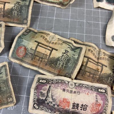 1920 Era Japanese Currency, RARE 