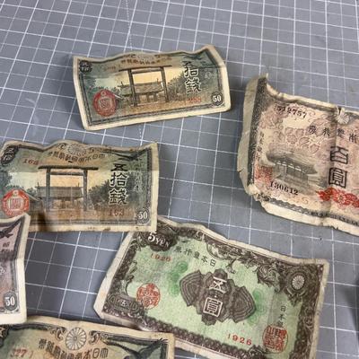 1920 Era Japanese Currency, RARE 