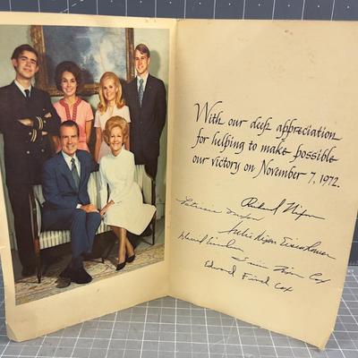 Richard Nixon Appreciation Card