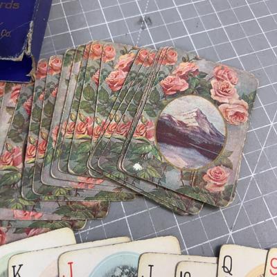 ANTIQUE (OLD) Portland and Columbia RIVER Playing Cards 