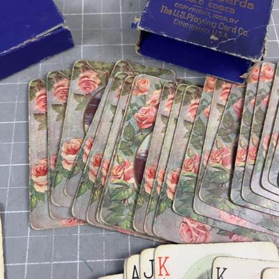 ANTIQUE (OLD) Portland and Columbia RIVER Playing Cards 