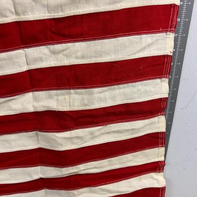 48 Star Flag, Cotton, Start and stripes are sewn on