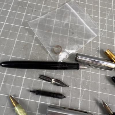 Fountain Pens; Mostly Parts and Pieces