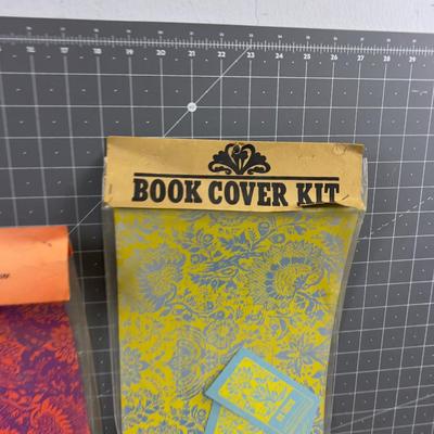 VINTAGE Book Cover Kits 1970's Era, Collectible