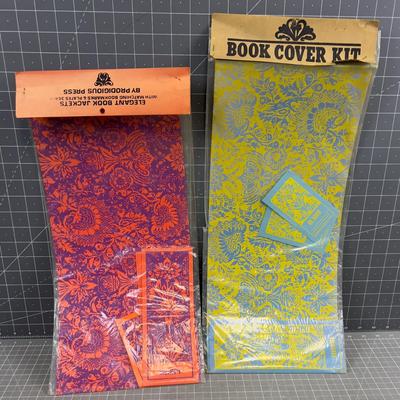 VINTAGE Book Cover Kits 1970's Era, Collectible