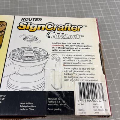Sign Crafter NEW in the BOX 