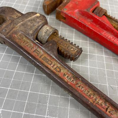 (2) 14" Pipe Wenches 