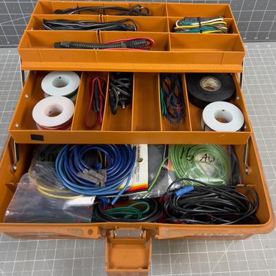 Tackle Box full of Electrical Wire 