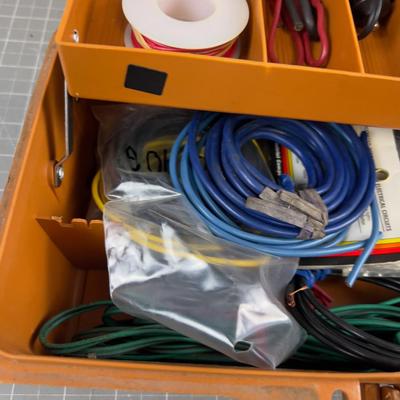 Tackle Box full of Electrical Wire 