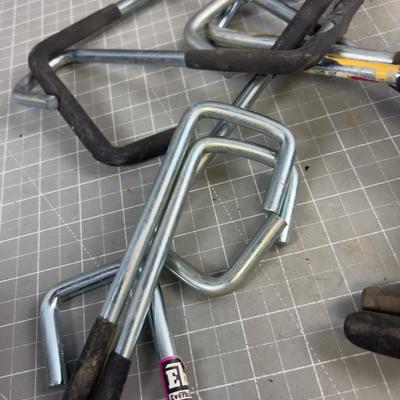 10 Garage Rafter Hooks; Both New and Used. 