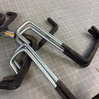 10 Garage Rafter Hooks; Both New and Used. 