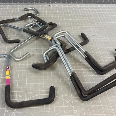 10 Garage Rafter Hooks; Both New and Used. 