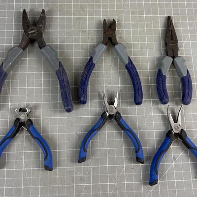 Pliers and wire Cutters. 