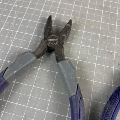 Pliers and wire Cutters. 