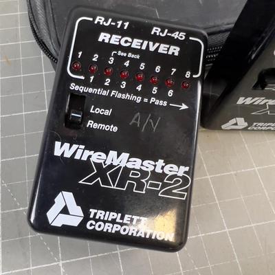 Wire Tracers Transmitter and a Receiver