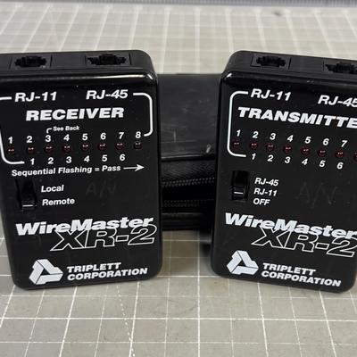 Wire Tracers Transmitter and a Receiver